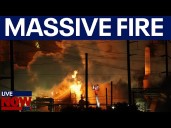 Massive fire erupts at Chevron Refinery in CA