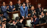 Japan's parliament elects Sanae Takaichi as nation's first female prime minister