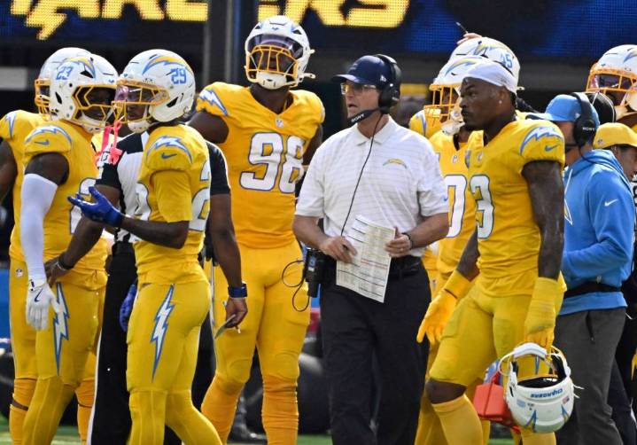 Nick Canepa’s report card: Chargers’ defense, coaches flunk test vs. Colt