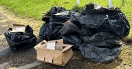 Fly-tipper dumped black bags after being turned away from tip