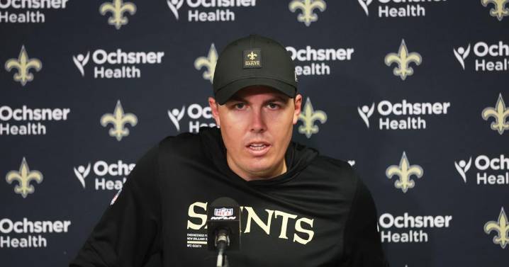 Saints' Young and Ruiz out against Giants. Hill and Moreau back at practice