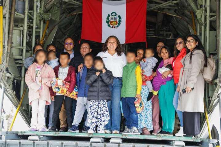 MIMP: niños retornan a Condorcanqui tras recibir atención médica especializada en Lima