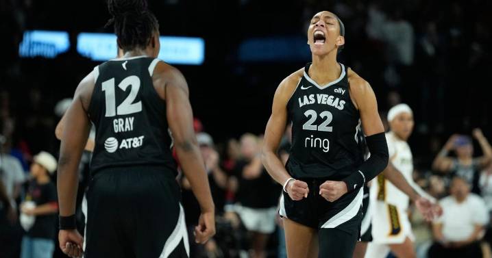Aces beat Fever 107-98 in OT of Game 5 of semis, advance to WNBA Finals to face the Phoenix Mercury