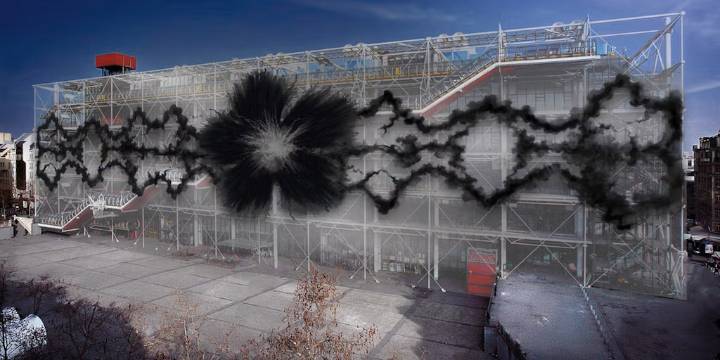 El Pompidou se despidió con colores pirotécnicos