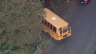 Bus crashes into embankment in Whitehall Township, school says