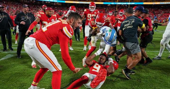 Brian Branch and the Lions end a frustrating loss at Kansas City with postgame fisticuffs