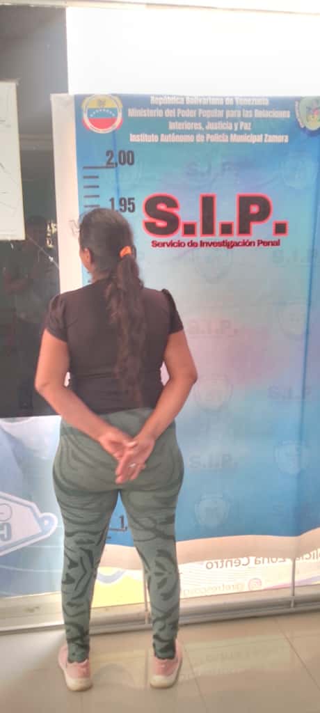 Polizamora capturó a mujer solicitada por tráfico de drogas