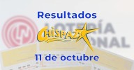 Resultados del Chispazo de hoy 11 de octubre del 2025. Ve los números ganadores