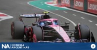 Colapinto quedó eliminado en la Q1 y largará 18° en el GP de Singapur