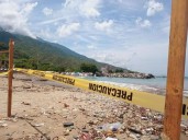 VIDEO: mar de fondo provocó daños y suspendió actividades playeras en La Guaira