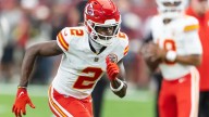 Is Tyquan Thornton playing tonight? Why Chiefs WR had quiet first half vs. Lions