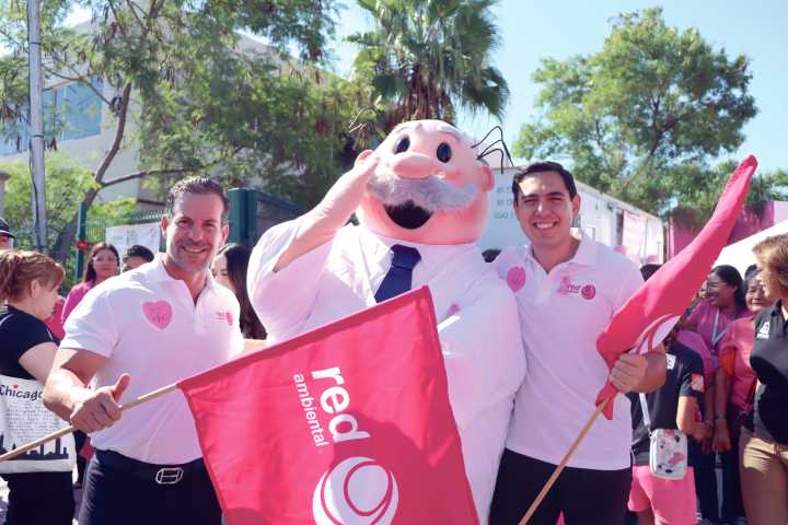 Apodaca: campaña de prevención cáncer de mama de Red Ambiental