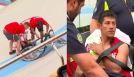 VIDEO | La caída que provocó la descalificación del Team Chile en la prueba de persecución