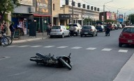 Un motociclista resultó herido al chocar con un auto en Toay