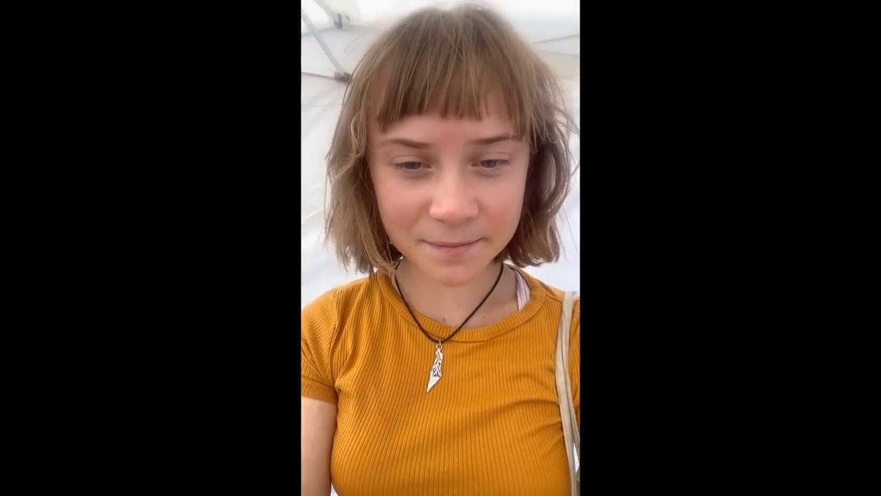 Greta Thunberg appeals ahead of her detention by Israeli forces
