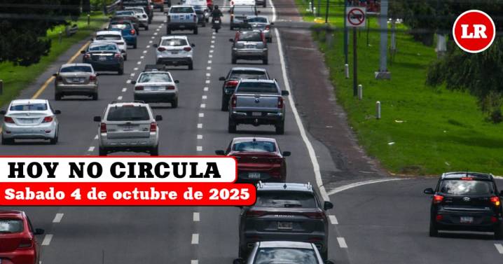 Hoy No Circula sabatino: qué autos descansan este 4 de octubre en CDMX y Edomex