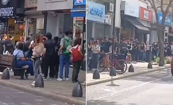 Una multitud por un empleo en La Plata: cientos de jóvenes hicieron cuadras de cola para dejar CV en un local de 12