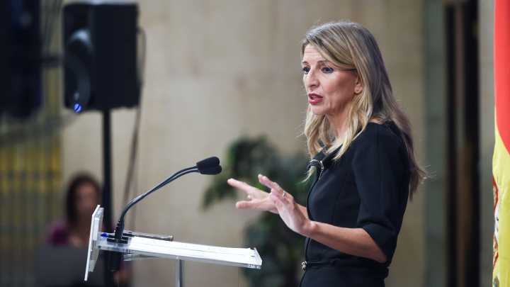 Díaz reconoce "discrepancias" con su socio de Gobierno al que le pide que rompa "todo tipo de relaciones" con Israel