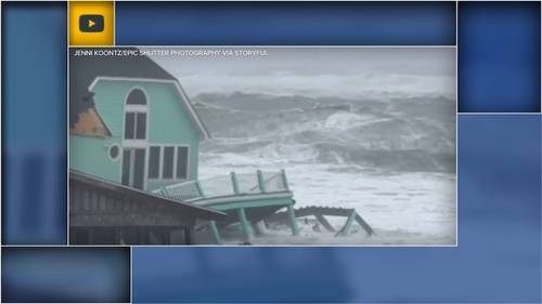 Rough surf causes more home collapses in Outer Banks' Buxton