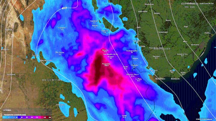 EN VIVO, así avanza la formación de tormentas en Entre Ríos