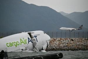 Hong Kong collects black boxes after deadly plane crash