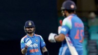 Virat Kohli smiles, fist pumps after scoring first run on last Australia tour