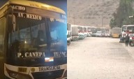 Choferes de línea Translicsa no salen a trabajar tras ataque a balazos contra bus en SMP