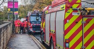 Air ambulance scrambled as firefighters rescue man from River Irwell