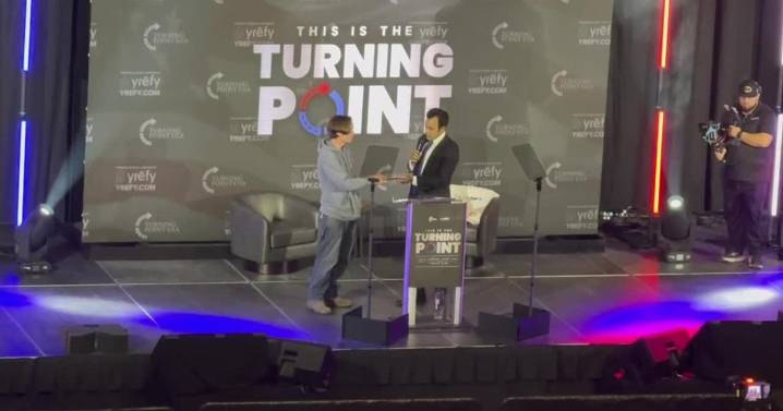 Thousands turn out for This is The Turning Point event at Montana State honoring Charlie Kirk