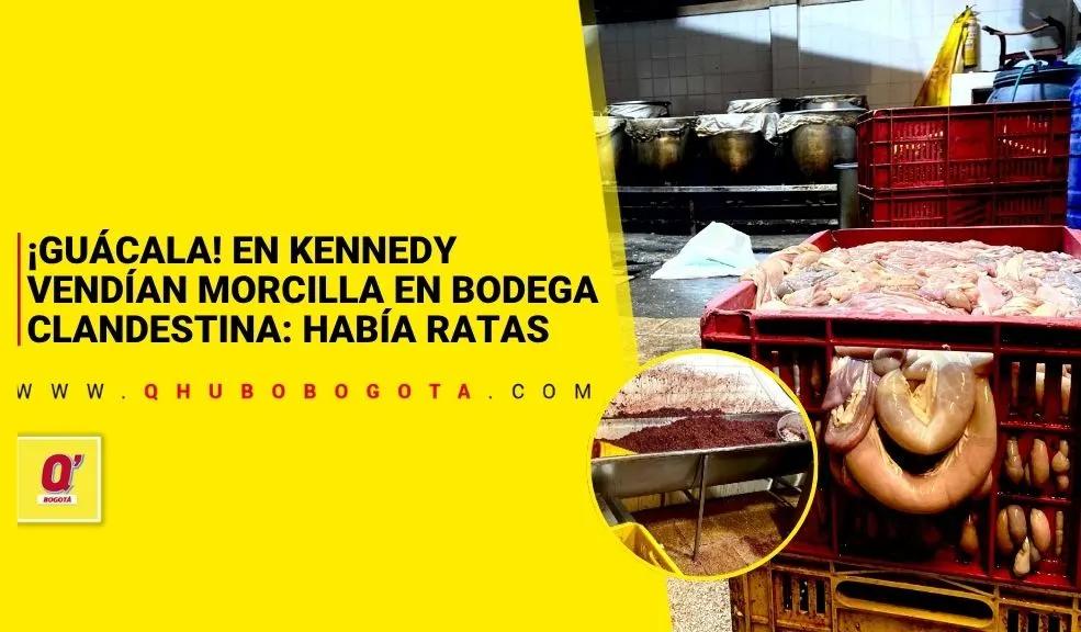 En Kennedy: vendían morcilla en una bodega clandestina. Había ratas