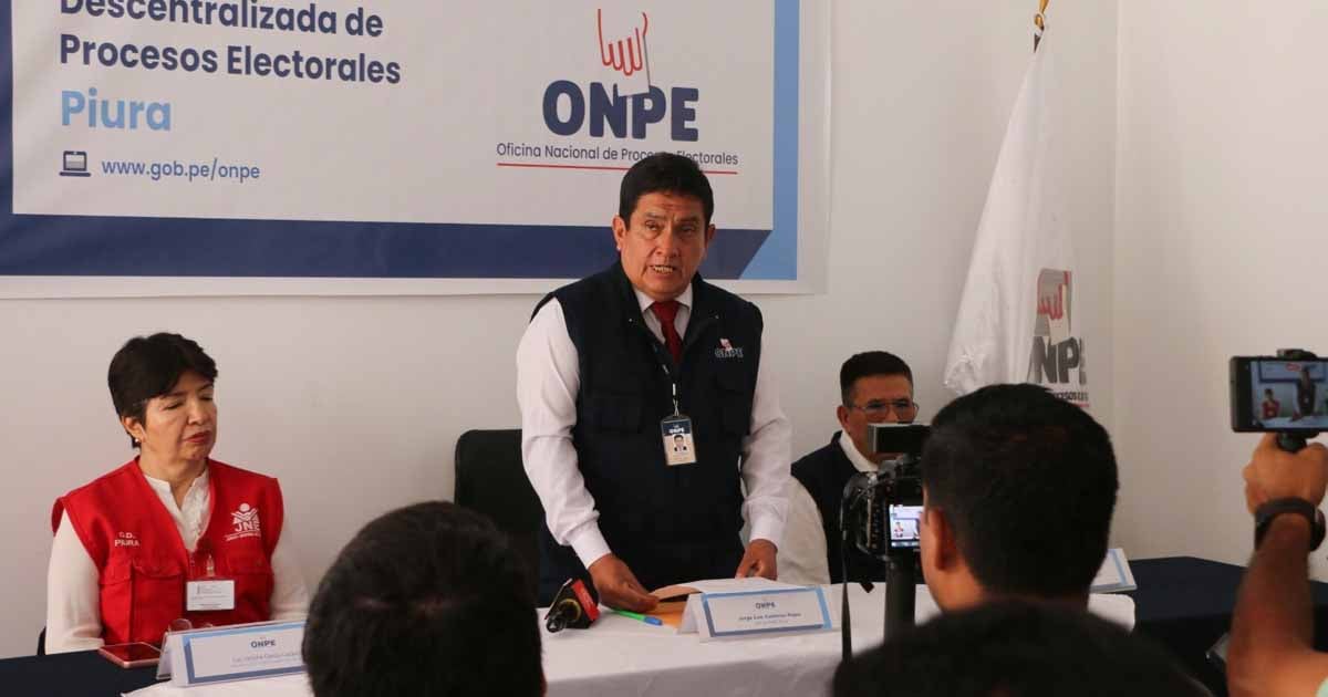 Piura: ONPE instala Oficina Descentralizada de Procesos Electorales