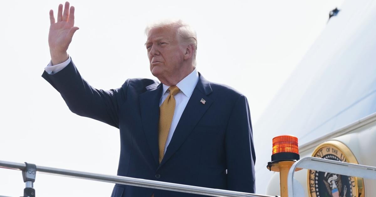Trump begins trip to Asia; Harris leaves 2028 door open