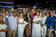 Alcaldesa Norma Bustamante encabeza unión de 154 parejas en las Fiestas del Sol