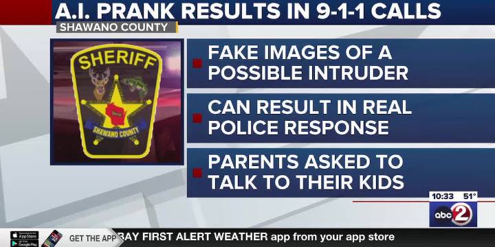 Shawano County deputies warn the public of a new AI