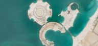 Satellite Photos Show Emergence of Man-Made Island Resort in Persian Gulf