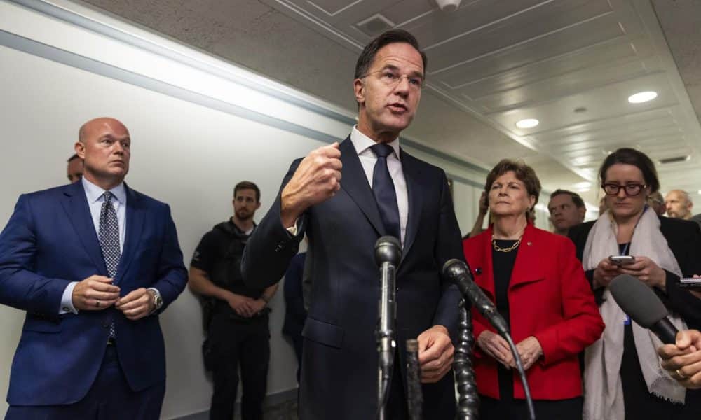 Rutte niega que su visita a EEUU sea señal de preocupación tras la reunión Trump