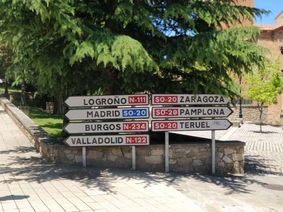 La Nacional-111, que une Medinaceli y Logroño, entre las carreteras más peligrosas de España