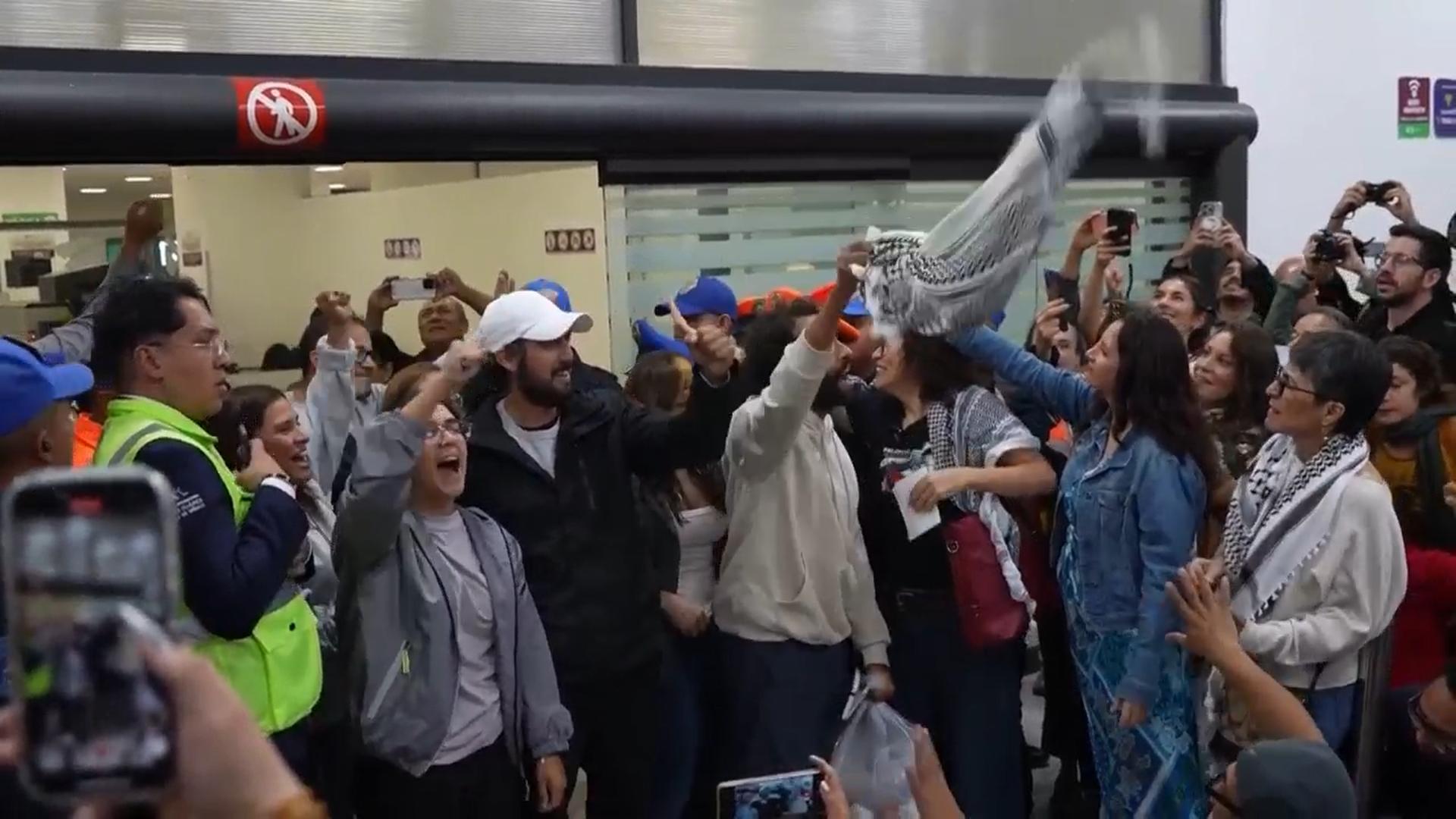 Six Mexican activists return home after detention in Israel over Gaza aid flotilla