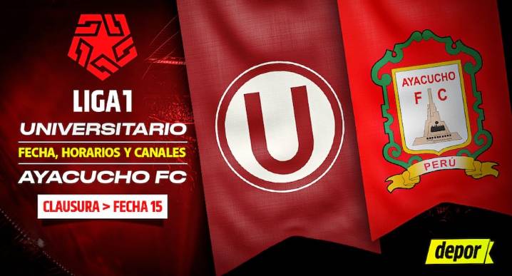 Universitario vs. Ayacucho FC por Liga 1 2025: cuándo juegan y canales de TV