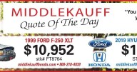 MIDDLEKAUFF AUTO GROUP * 