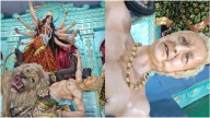 Trump, Yunus And Sharif Are Depicted As Demons At Berhampore Puja Pandals