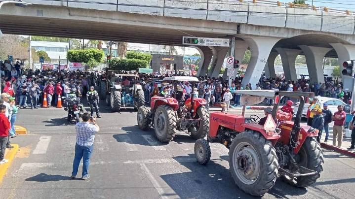 Manifestación de productores en Celaya y otras ciudades exigen precios justos y apoyo federal