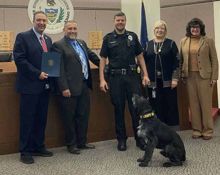 Deputy sheriff recognized for finding key evidence in search for missing man