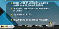 Rockland High School was placed on lockdown during a volleyball game