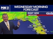 Tampa Weather | Wednesday morning forecast