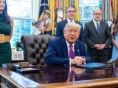 Trump piles pain on Democrats