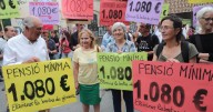 Pensionistas de UGT y CCOO reclaman un ley balear que garantice los derechos de la personas mayores