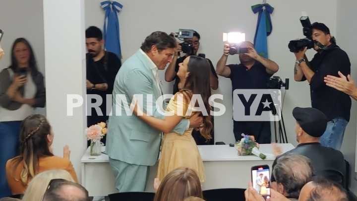 La intimidad del casamiento por civil de Matías Alé y Martina Vignolo: las fotos del gran día