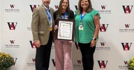 WSCC presents Winstead with Literacy Award