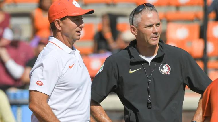 ESPN sends college football coaching hot seat warning to Clemson, Florida State, Auburn, LSU, Wisconsin